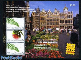 New Zealand 2006 Belgica 06 S/s, Mint NH, Nature - Various - Flowers & Plants - Philately - Street Life - Nuevos