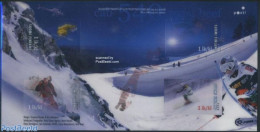 Finland 2008 Alpine Ski Sport S/s, Mint NH, Sport - Various - Skiing - Sport (other And Mixed) - 3-D Stamps - Nuevos