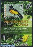 Montserrat 2009 Birds Of Montserrat S/s, Mint NH, Nature - Birds - Other & Unclassified