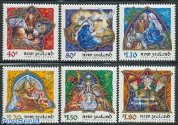 New Zealand 1999 Christmas 6v, Mint NH, Religion - Christmas - Nuovi