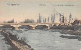 65-TARBES-L ADOUR ET LE PONT DE PIERRE-N 6013-B/0285 - Tarbes