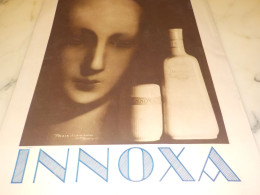 ANCIENNE PUBLICITE  BEAUTE   INNOXA  1931 - Publicités
