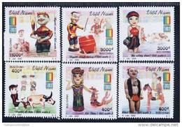 Vietnam Viet Nam MNH Perf Stamps 2000 : Vietnamese Water-puppetry / Puppet / Buffalo / Fish/ Music / Fisherman (Ms829) - Vietnam