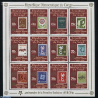 Congo Dem. Republic, (zaire) 2005 50 Years Europa Stamps 12v M/s, Mint NH, History - Europa Hang-on Issues - Stamps On.. - Ideas Europeas