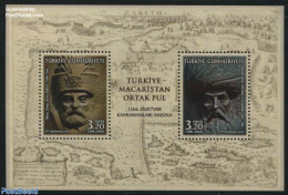 Türkiye 2016 Battle Of Szigetvar S/s, Joint Issue Hungary, Mint NH, History - Various - History - Joint Issues - Maps - Other & Unclassified