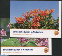 Netherlands 2017 Botanic Gardens, Presentation Pack 557a+b, Mint NH, Nature - Flowers & Plants - Nuovi