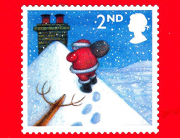 INGHILTERRA - GB - GRAN BRETAGNA - 2004 - Natale - Christmas - Noel - Navidad - Babbo Natale Su Snowy - 2nd (21) - Usati