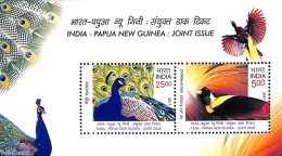 India 2017 Birds, Joint Issue With Papua New Guinea S/s, Mint NH, Nature - Various - Birds - Joint Issues - Nuovi
