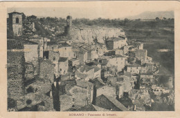 SORANO-GROSSETO-PANORAMA DI LEVANTE- CARTOLINA VIAGGIATA IL 15-9-1938 - Grosseto