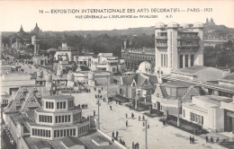 75-PARIS EXPOSITION INTERNATIONALE DES ARTS DECORATIFS-N°4150-E/0075 - Ausstellungen