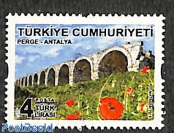 Türkiye 2018 Definitive, Perge Antalya 1v, Mint NH, Nature - Flowers & Plants - Autres & Non Classés