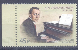 2023. Russia, Birth Centenary Of S. Rachmaninov, Composer, 1v, Mint/** - Ongebruikt