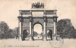 75-PARIS L ARC DE TRIOMPHE DU CARROUSEL-N°4151-E/0003 - Arc De Triomphe