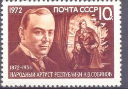 1972. USSR/Russia, L. Sobinov, Singer, 1v, Mint/** - Ongebruikt