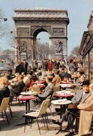 75-PARIS ARC DE TRIOMPHE ET LES CHAMPS ELYSEES-N°4152-D/0325 - Arc De Triomphe