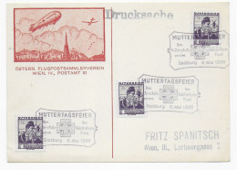 Muttertagsfeier 1936, Salzburg Nach Wien - Lettres & Documents