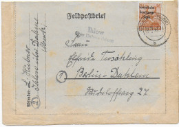 SBZ Landpost Ihlow über Dahme/Mark Nach Berlin, 1948, Textinhalt - Cartas & Documentos