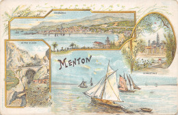 06-MENTON-CARTE DESSINEE-N 6015-C/0387 - Menton