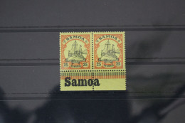 Deutsche Kolonien Samoa 11 Postfrisch Als Streifen Mit Landesnamen #WN074 - Samoa