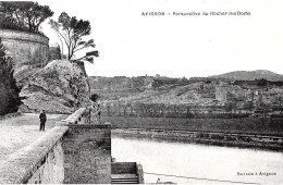 Avignon. Perspective Au Rocher Des Doms. - Avignon