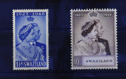 Swaziland, 1948, 48 - 49, Postfrisch - Swaziland (1968-...)