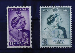 Malaiische Staaten Perak, 1948, 75 - 76, Postfrisch - Altri - Asia