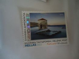 GREECE MNH NO GUM STAMPS 2022 POSTCARDS 2 EYRO LEROS - Other & Unclassified