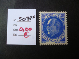 Timbre France Neuf ** 1941  N° 507 Cote 0,20 € - Neufs