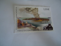 GREECE MNH NO GUM STAMPS 2015 VOLCANOS SANTORINI - Other & Unclassified