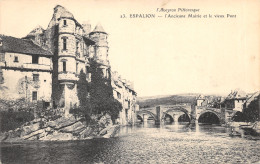 12-ESPALION-ANCIENNE MAIRIE ET LE VIEUX PONT-N T6018-B/0091 - Espalion