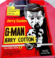 Affiche Orig Ciné JERRY COTTON AGENT F.B.I 1965 60X80cm Jerry Cotton G-man George Nader Pulp - Affiches & Posters