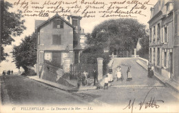14-VILLERVILLE-LA DESCENTE A LA MER-N T6018-D/0219 - Villerville