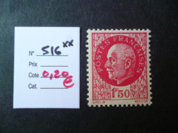 Timbre France Neuf ** 1941  N° 516 Cote 0,20 € - Ungebraucht