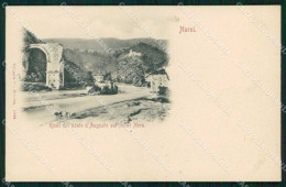 Terni Narni Resti Ponte D'Augusto Fiume Nera Stengel 11682 Cartolina RB9417 - Terni