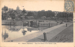 14-CAEN-PONT DU CANAL ET DU BASSIN A FLOT-N T6018-E/0305 - Caen