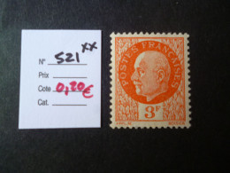 Timbre France Neuf ** 1941  N° 521 Cote 0,30 € - Unused Stamps