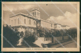 Pistoia Montecatini Teatro PIEGHINA Cartolina WX1931 - Pistoia