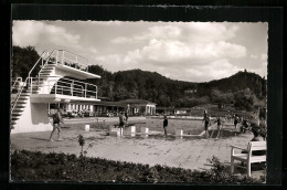 AK Königswinter Am Rhein, Schwimmbad  - Königswinter