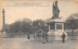 15-AURILLAC-STATUE DU PAPE GERBERT-N T6019-B/0195 - Aurillac