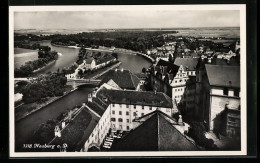 AK Neuburg A. D., Uferpartie Mit Brücke  - Neuburg