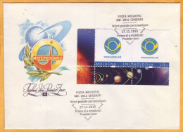 2015 Moldova  FDC Personalized Release III - Space,  Mint - Moldavië