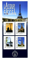 La Tour Eiffel Paris - Collector De 4 Timbres - Collectors