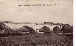 Saint-Germain-sur-Meuse Pont Du Chemin De Fer Train Marchandises - Autres & Non Classés