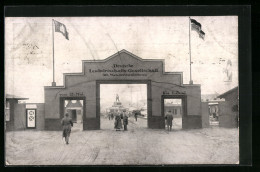 AK Hamburg, 30. Wander-Ausstellung Der Deutschen Landwirtschafts-Gesellschaft 1924, Eingang Zur Ausstellung  - Esposizioni