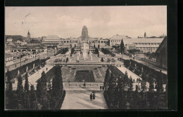 AK Leipzig, Internationale Bauchfachausstellung 1913 - Blick Vom Eingang An Der Strasse Des 18. Oktober  - Ausstellungen