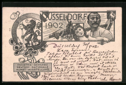 AK Düsseldorf, Industrie-Gewerbe Deutsch-Nationale Kunst-Ausstellung 1902  - Exhibitions