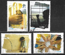 GREECE 2009 Children's Rights 4 Values From The Set Vl. 2490 / 2493 - Oblitérés