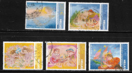 GREECE 2008 Fairy Tales Complete Used Set Hellas 2540 / 2544 - Used Stamps
