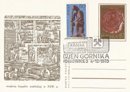 Poland Postmark D75.12.04 POLKOWICE.04: Miner's Day KGHM - Enteros Postales