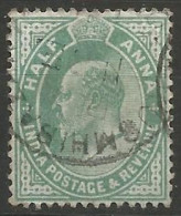 INDE ANGLAISE N° 74 OBLITERE - 1902-11  Edward VII
